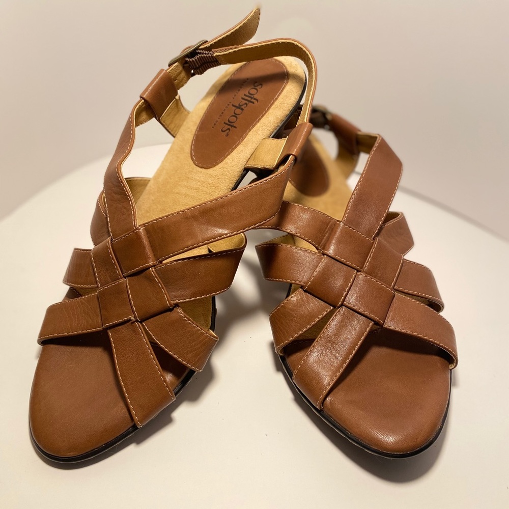Soft Spots Sandals With Buckle Size 8